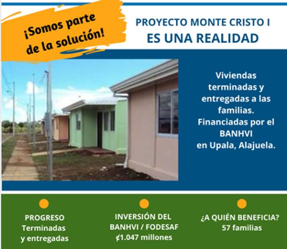 Ilustraci&oacute;n con fotograf&iacute;a del proyecto Monte Cristo, etapa 1 y datos de la inversi&oacute;n.