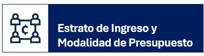 Bonos por Estrato de Ingreso y Modalidad de Presupuesto.