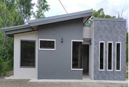 Foto de vivienda financiada con el Programa de financiamiento para familias de ingresos medios.